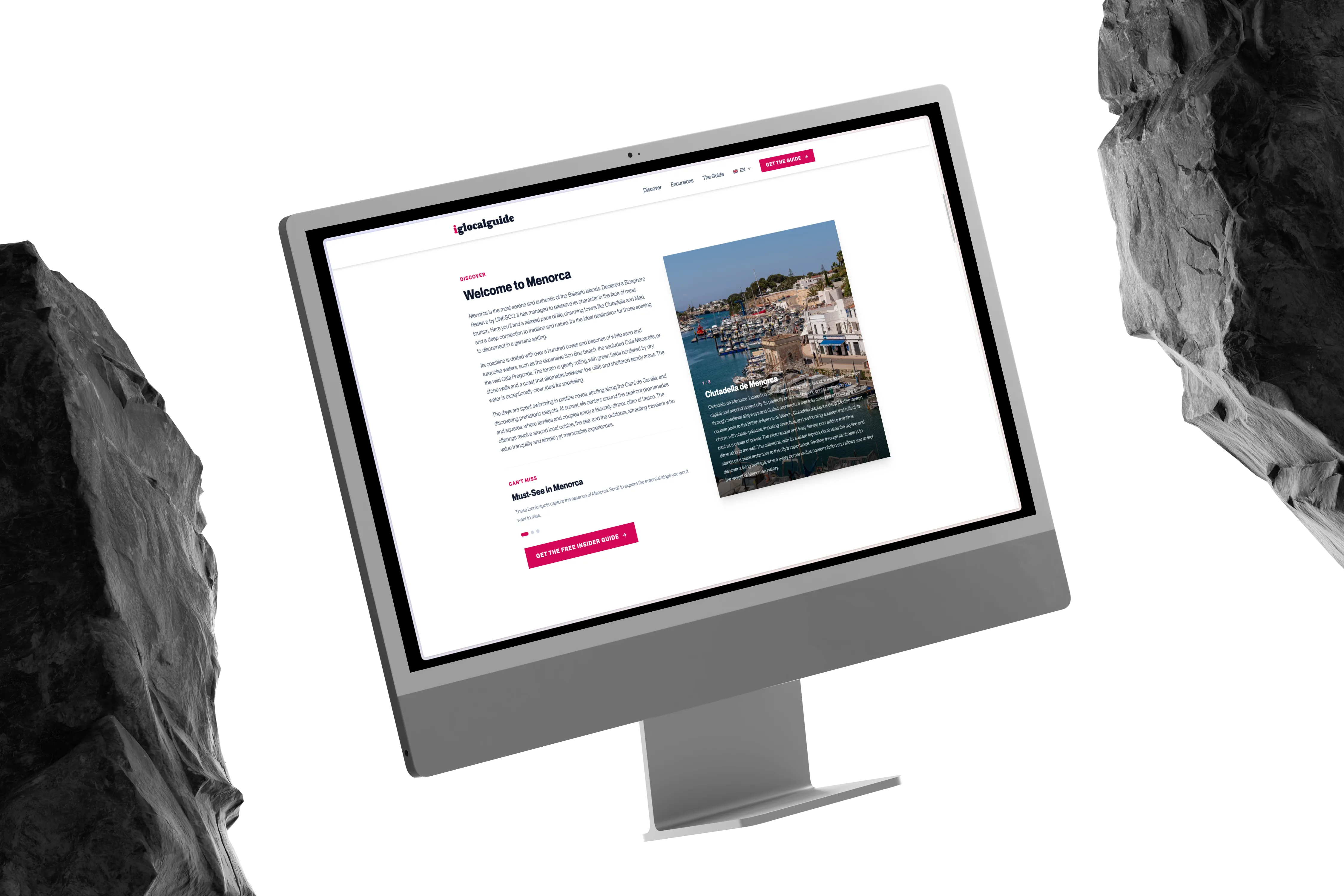 iGlocalGuide promotional static site for tour guides